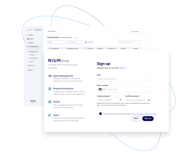 Nium Portal